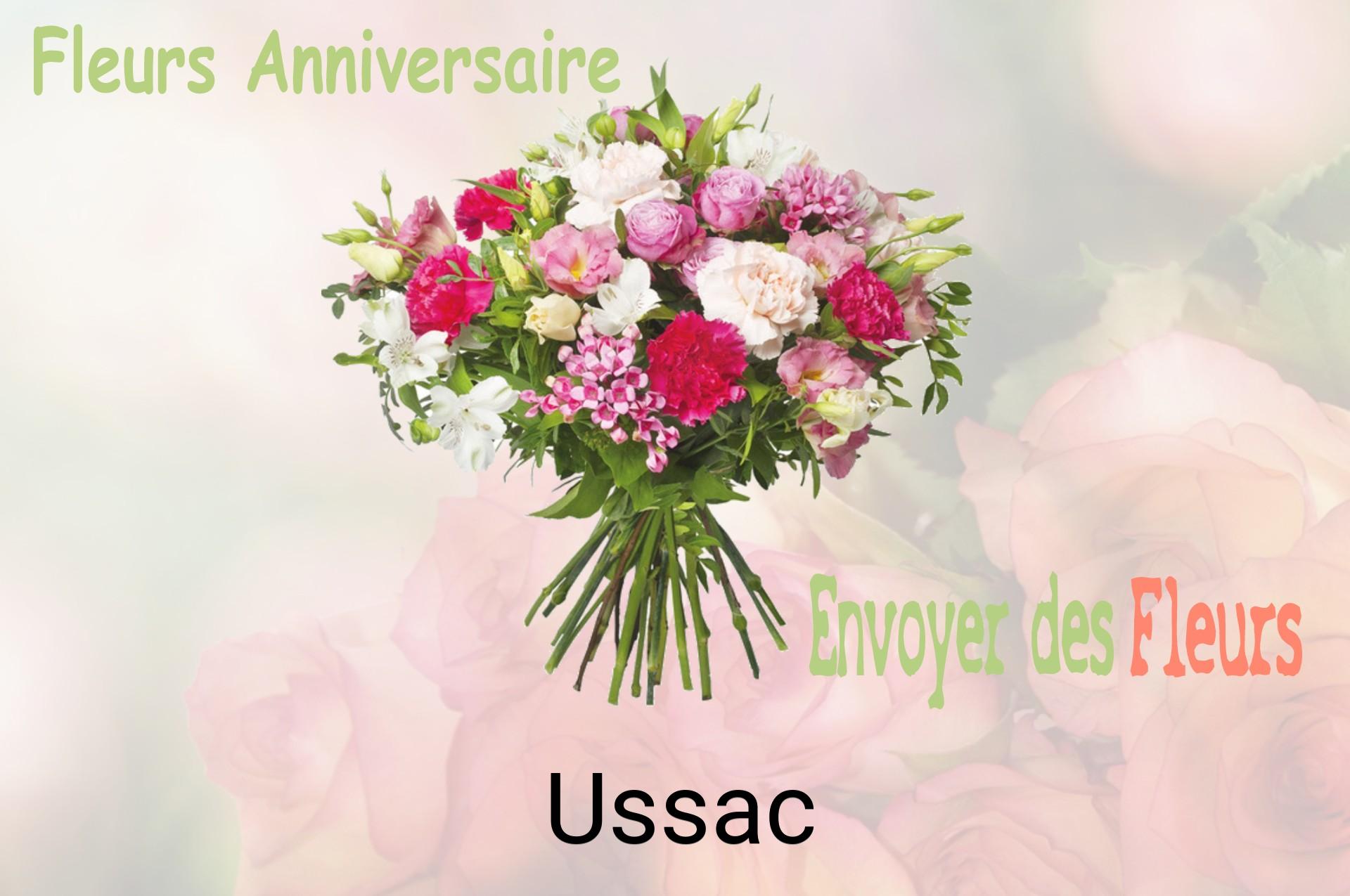 Bouquet de fleurs d’anniversaire livré à Ussac